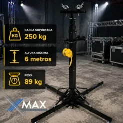 Ofertas 103 Alternative view of Tripode Malacate Xmax 6 Metros 250kg Torre Elevadora Truss