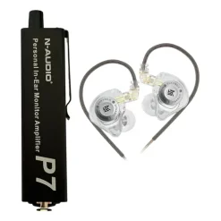 Sistema Monitoreo In Ear + Auriculares Kz Edx Pro X Musicos