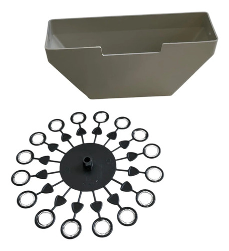 Combo Para Maquina De Burbuja Recipiente E Impulsor Rueda 2 Combo Para Maquina De Burbuja Recipiente E Impulsor Rueda - Imagen 2