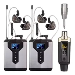 Sistema Monitoreo X2 In Ear Xmax Profesional Inalámbrico 80m