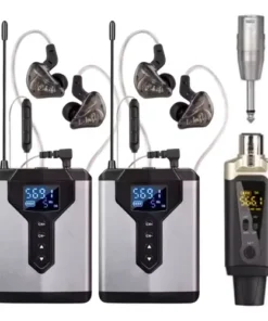 Sistema Monitoreo X2 In Ear Xmax Profesional Inalámbrico 80m