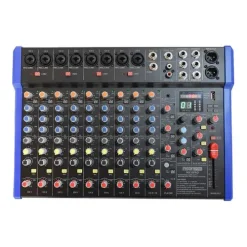 Consola Moon Mx10 Pro 10 Canales Con 99 Efectos Mixer Usb Bt