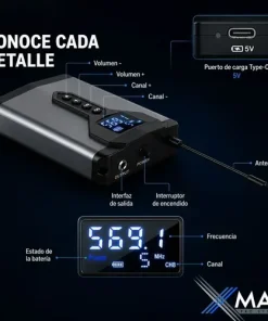 Receptor De Monitoreo Para Equipo De Transmisor Xmax 11 D 959946 MLA116196251841 082026 O