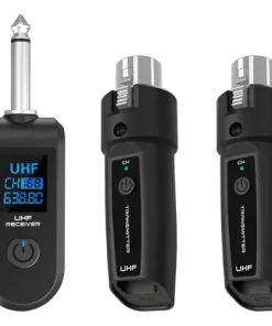 Transmisor Inalambrico Xmax Uhf Para 2 Microfono De Mano 50m