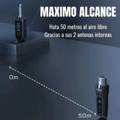 Alternative view of Sistema Inalambrico Shure Uhf 50 Metros Microfono Doble Mano
