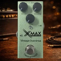Pedal Overdrive Guitarra Xmax Tube Screamer Ts Clásico 9v