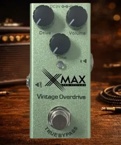 Pedal Overdrive Guitarra Xmax Tube Screamer Ts Clásico 9v