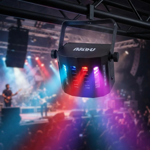 Efecto De Led Mini Derby Tecshow Rgb 3w Dmx Control Remoto 6 Efecto De Led Mini Derby Tecshow Rgb 3w Dmx Control Remoto - Imagen 6