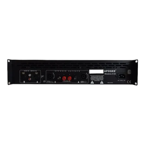 Potencia Apogee H-8 600 W 4 Ohms Amplificador Profesional 5 D 701413 MLA88001071339 072025 O sqt