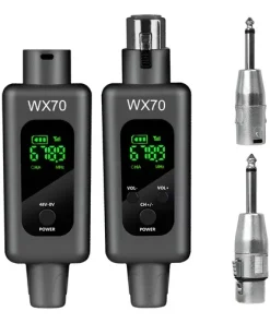 Transmisor Inalambrico Xmax Uhf 50m Microfono Condenser 48v
