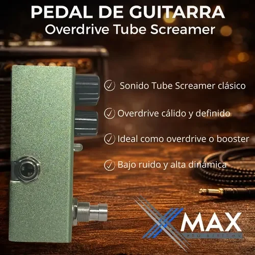 Pedal Overdrive Guitarra Xmax Tube Screamer Ts Clásico 9v 10 D 869816 MLA110634419513 042026 O 1 sqt