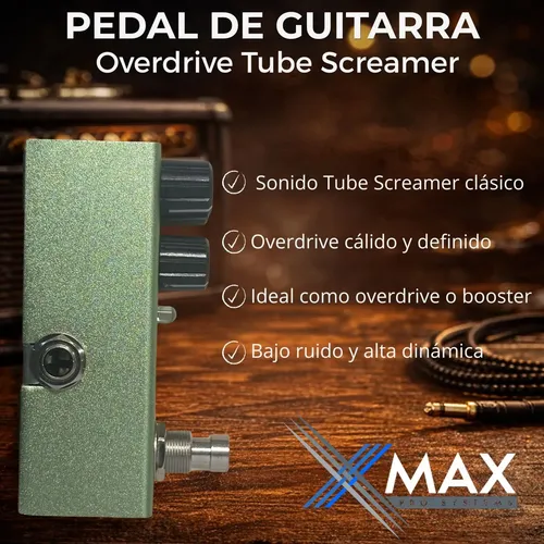 Pedal Overdrive Guitarra Xmax Tube Screamer Ts Clásico 9v 4 Pedal Overdrive Guitarra Xmax Tube Screamer Ts Clásico 9v - Imagen 4