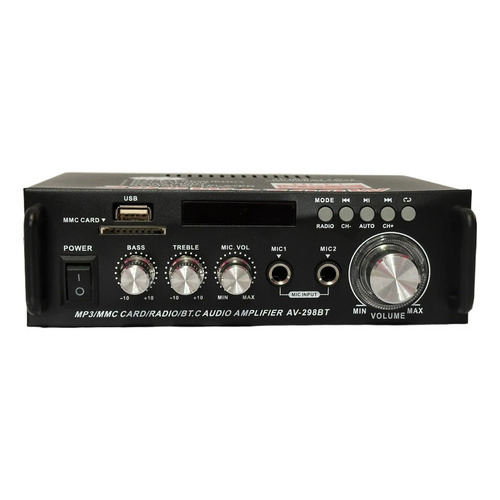Amplificador Musica Funcional Xmax Bluetooth Mic Hi Fi 300w 2 Amplificador Musica Funcional Xmax Bluetooth Mic Hi Fi 300w - Imagen 3