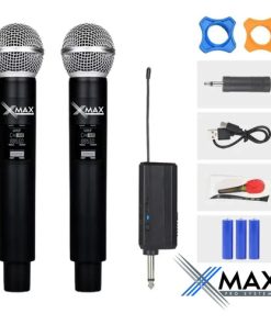 Alternative view of Kit 2 Micrófono Inalambrico Xmax Recargable Uhf Karaoke 50m