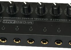 Alternative view of Amplificador De Auricular De 8 Canales Estereo Metalico 220v