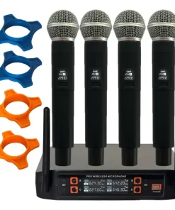 Microfono Inalambrico Xmax Kit 4 De Mano Uhf Profesional