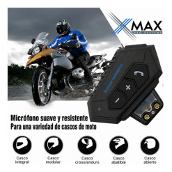 Alternative view of Intercomunicador Para Casco De Moto Xmax Ip67 Bluetooth 5