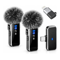 Microfono Corbatero Xmax Inalambrico X 2usb C Android iPhone