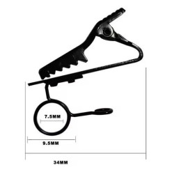 Alternative view of Clip Microfono Corbatero Solapero Sennheiser Metal Cocodrilo