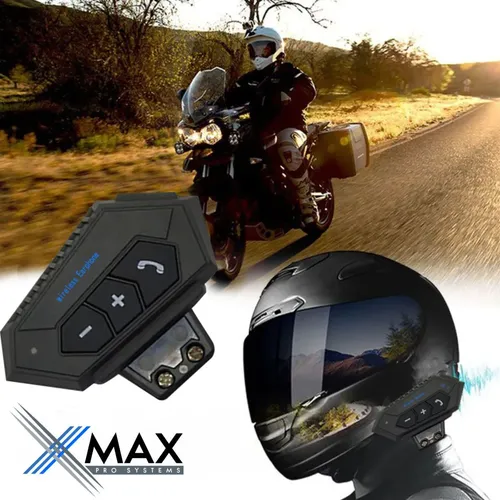 Intercomunicador Para Casco De Moto Xmax Ip67 Bluetooth 5 4 Intercomunicador Para Casco De Moto Xmax Ip67 Bluetooth 5 - Imagen 4