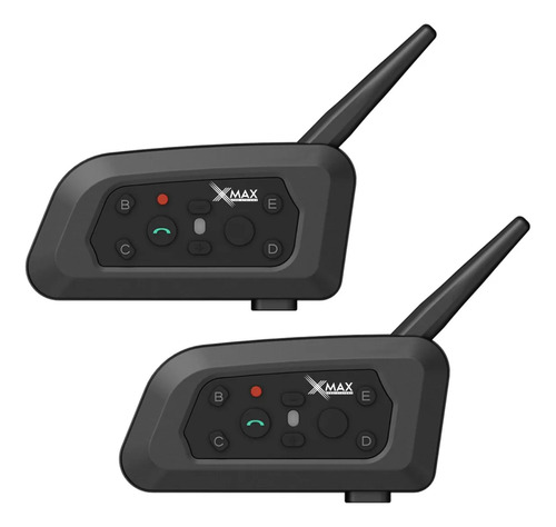 Kit X2 Intercomunicador Xmax Moto Bluetooth 1200m Ip65 Casco 1 Kit X2 Intercomunicador Xmax Moto Bluetooth 1200m Ip65 Casco