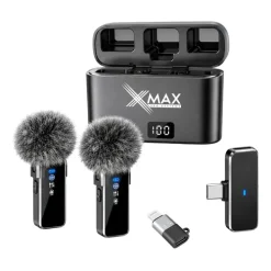 Alternative view of Microfono Corbatero Xmax Inalambrico X 2usb C Android iPhone
